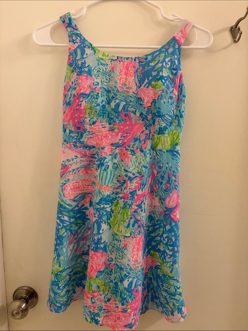 Lilly Pulitzer Blue, Pink & Green Floral dress